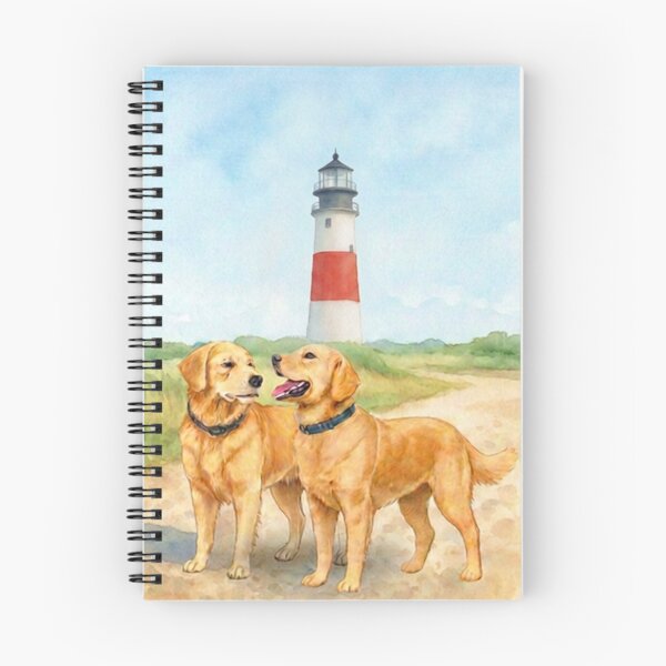 Item preview, Nantucket Coastal Dogs at Sankaty Head Lighthouse designed and sold by Coastal Joy.