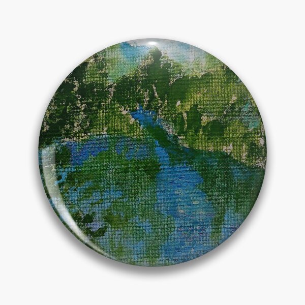 Item preview, Winding River with Green Trees designed and sold by Aquamarineelle.