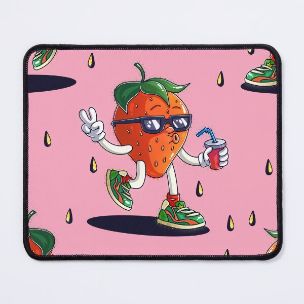 Item preview, Cool Strawberry Character Print designed and sold by tviyluv.