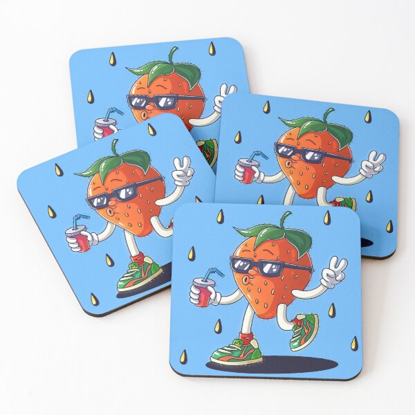 Item preview, Cool Strawberry Character Print designed and sold by tviyluv.