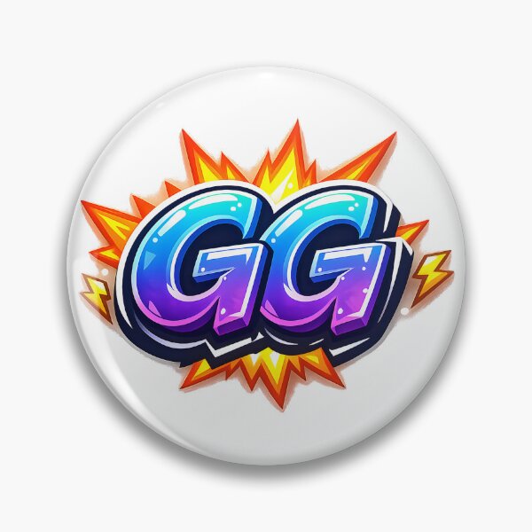 Item preview, GG Good Game  designed and sold by Black-White-art.