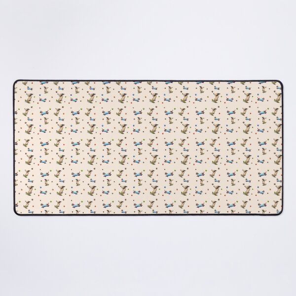 Item preview, Rad Skater Dachshund Wiener Dog Skateboard Pattern designed and sold by iPrintPaws.