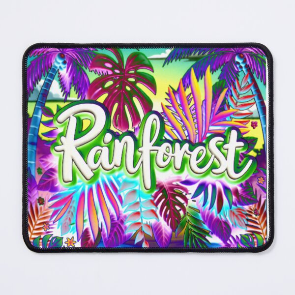 Item preview, rainforest tropical paradise C E1 colorful typographic botanical designed and sold by SmashingDeals.