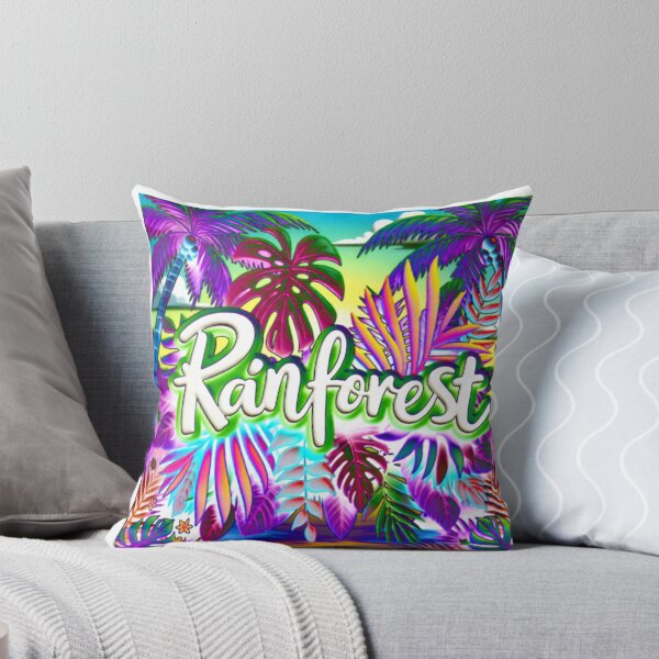 Item preview, rainforest tropical paradise C E1 colorful typographic botanical designed and sold by SmashingDeals.