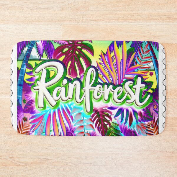 Item preview, rainforest tropical paradise C E1 colorful typographic botanical designed and sold by SmashingDeals.