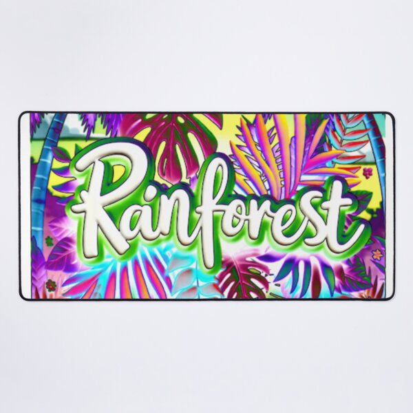 Item preview, rainforest tropical paradise C E1 colorful typographic botanical designed and sold by SmashingDeals.