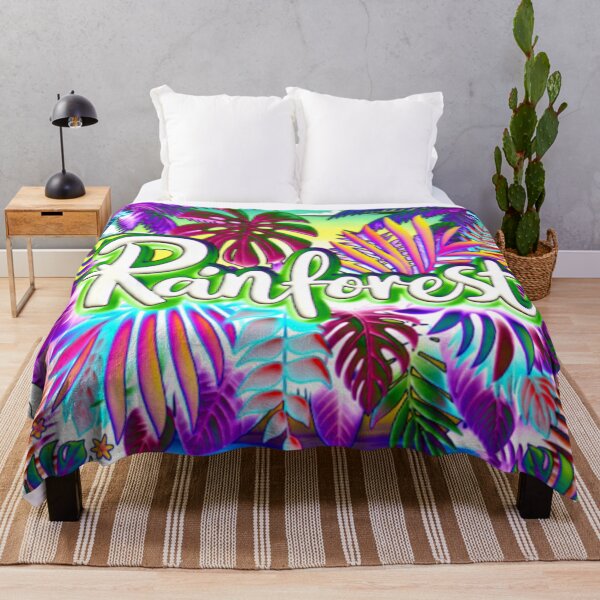 Item preview, rainforest tropical paradise C E1 colorful typographic botanical designed and sold by SmashingDeals.