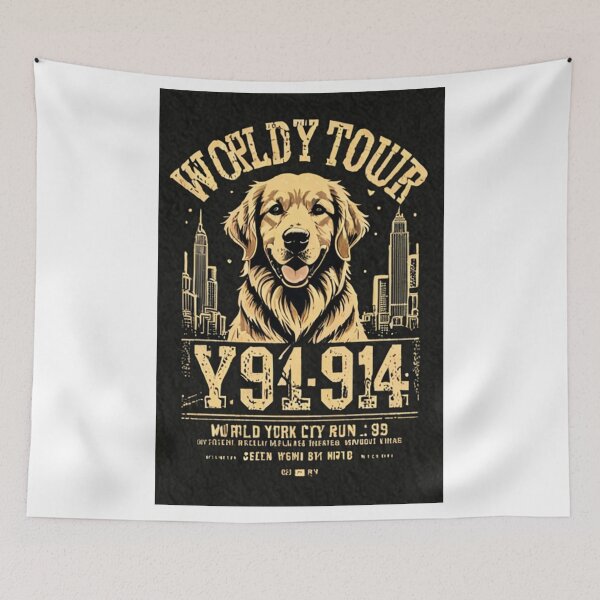 Item preview, Art - Stylized Breed Dog, Retro Urban Event Promotion designed and sold by World-Pets.