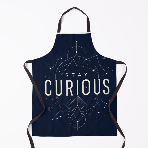 Item preview, Stay Curious Minimal Cosmic Design designed and sold by CodePaws Creations.