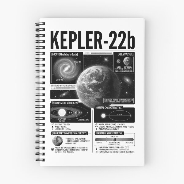 Item preview, Kepler-22b Exoplanet Astronomy Astronomer Space Science designed and sold by GrandeDuc.