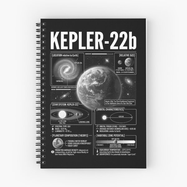 Item preview, Kepler-22b Exoplanet Astronomy Astronomer Space Science designed and sold by GrandeDuc.