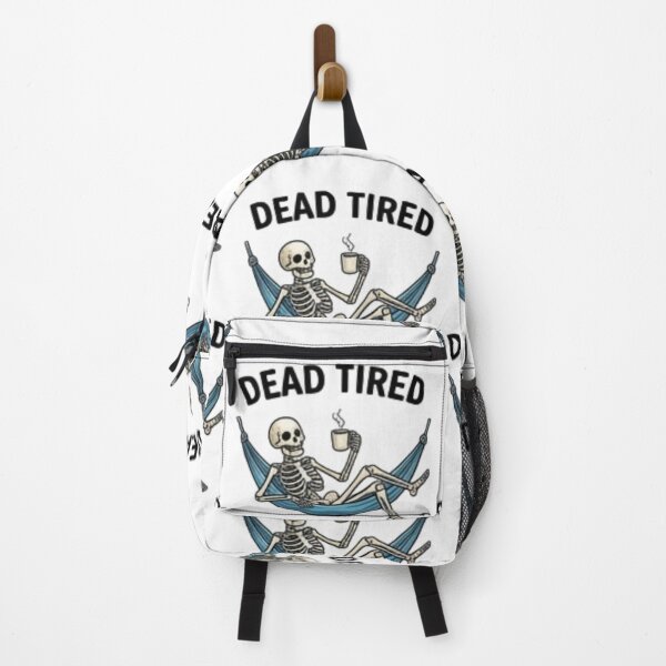 Item preview, Dead Tired Skeleton – Funny Coffee Design designed and sold by Tipsy24.