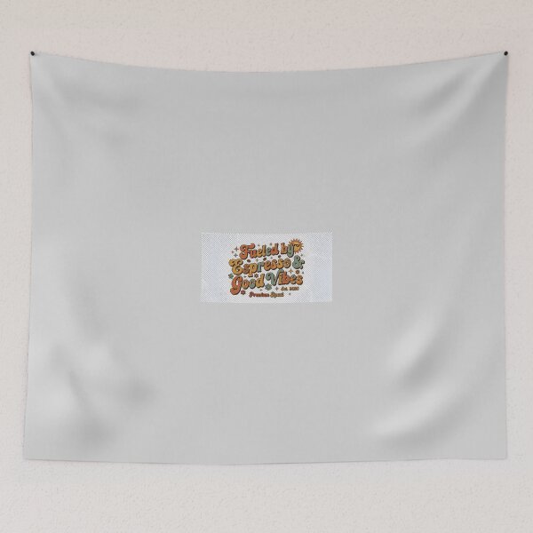 Item preview, Fueled by Espresso and Good Vibes Retro Groovy Coffee designed and sold by eihabo.