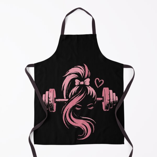 Item preview, Ponytail Barbell Gym Girl T-Shirt | Feminine Weightlifting Fitness Design designed and sold by Sunday.Supply.