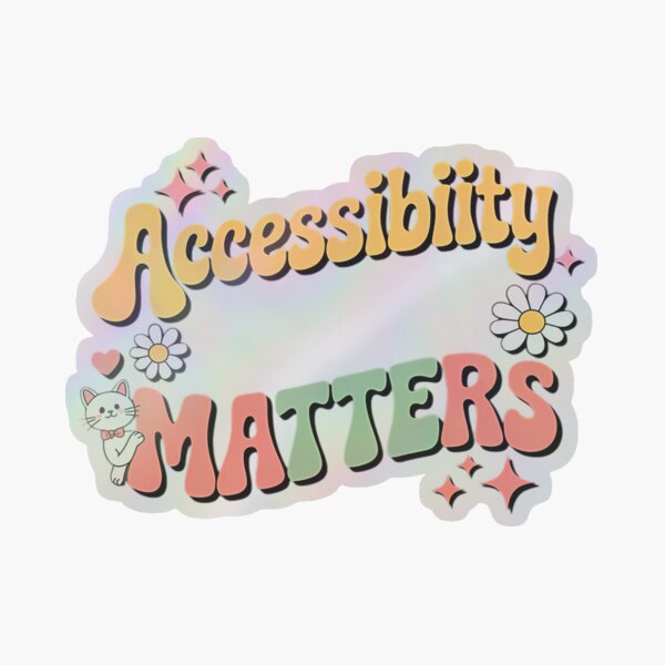 Item preview, Accessibility Matters Inclusion Diversity Sped Teacher designed and sold by dewey-temika.