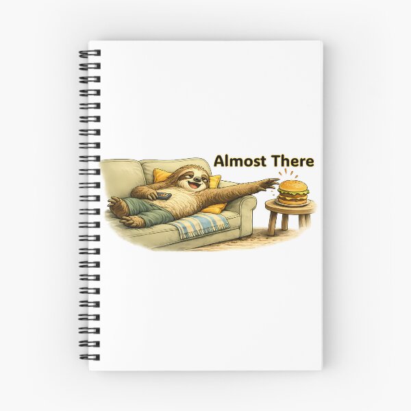 Item preview, Funny Sloth Almost There Cartoon designed and sold by Buli89.