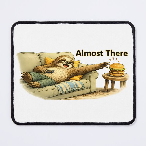 Item preview, Funny Sloth Almost There Cartoon designed and sold by Buli89.