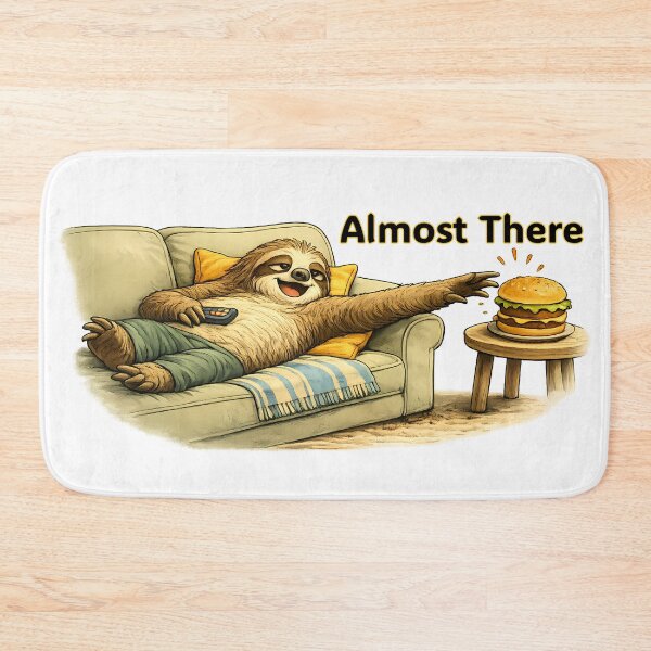 Item preview, Funny Sloth Almost There Cartoon designed and sold by Buli89.