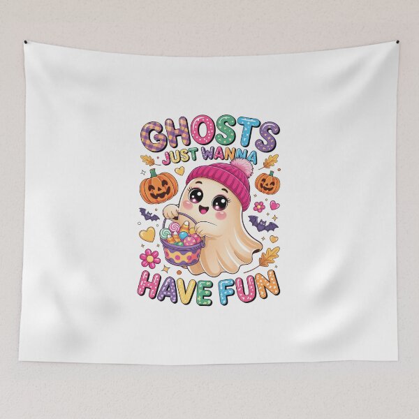 Item preview, GHOSTS JUST WANNA HAVE FUN  designed and sold by jkrphoto.