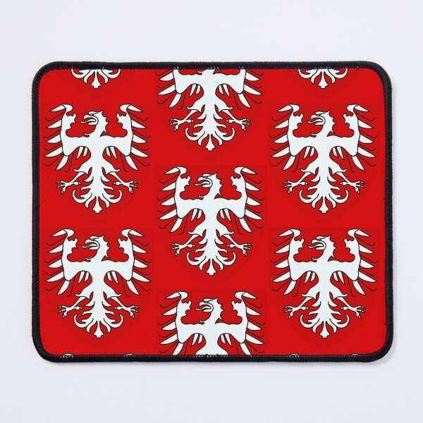 Item preview, Coat of arms: silver eagle on a red background designed and sold by Provinces de France.