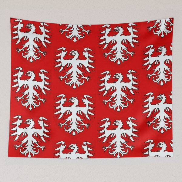 Item preview, Coat of arms: silver eagle on a red background designed and sold by Provinces de France.