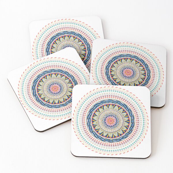 Item preview, Intricate Aztec Tribal Geometric Floral Mandala designed and sold by Natashalovesart.