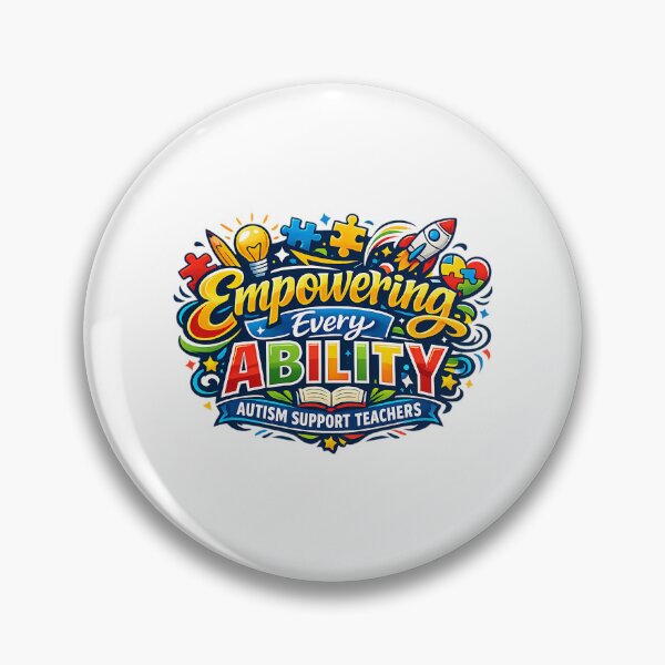 Item preview, Autism Support Teacher Empowering Every Ability designed and sold by dewey-temika.