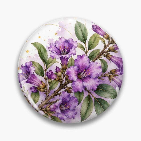 Item preview, Violet Flowers – Argentine Botany designed and sold by Esencia Argentina.