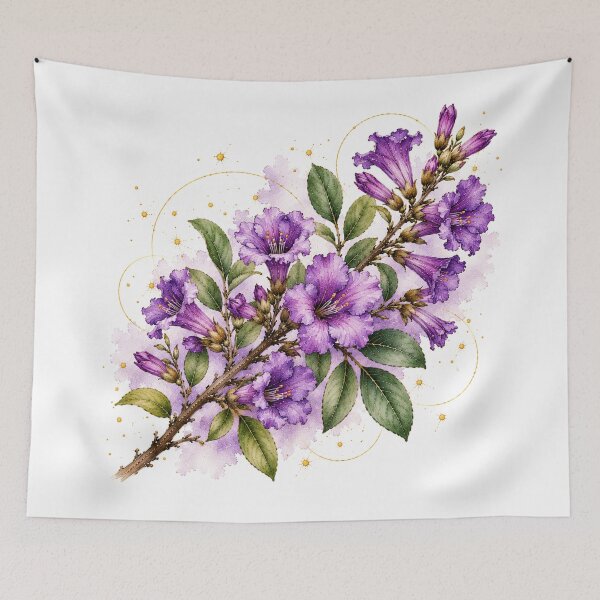 Item preview, Violet Flowers – Argentine Botany designed and sold by Esencia Argentina.