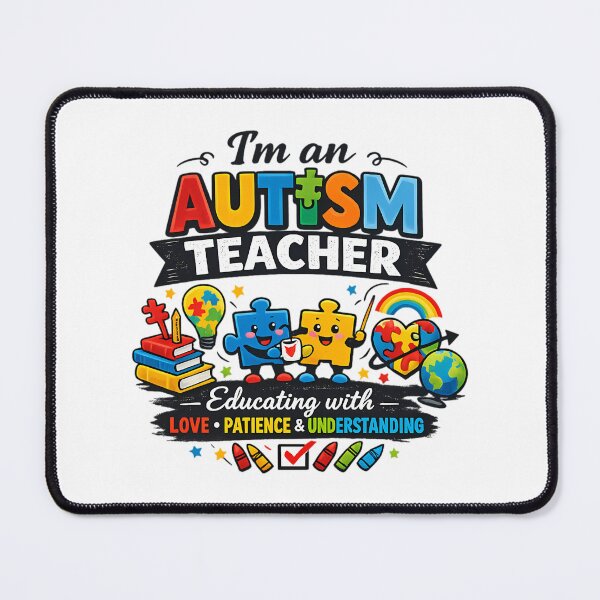 Item preview, Autism Teacher Educating With Love Patience Understanding designed and sold by dewey-temika.