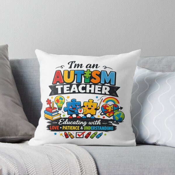Item preview, Autism Teacher  Educating With Love Patience  Understanding designed and sold by dewey-temika.