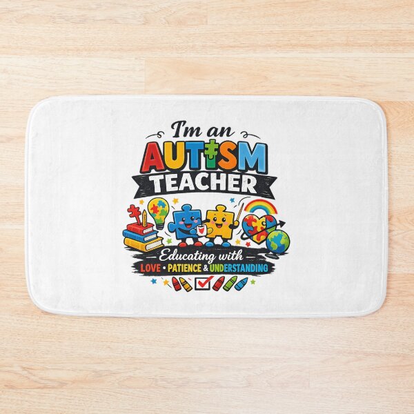 Item preview, Autism Teacher  Educating With Love Patience  Understanding designed and sold by dewey-temika.
