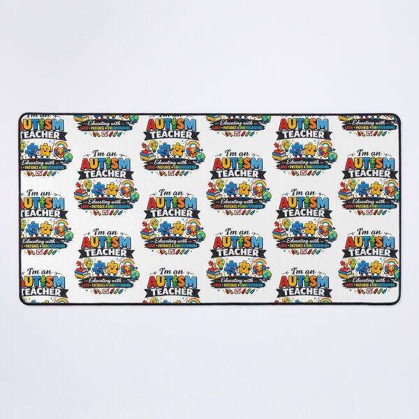 Item preview, Autism Teacher  Educating With Love Patience  Understanding designed and sold by dewey-temika.