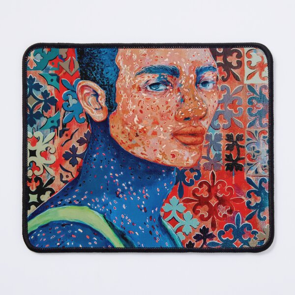 Item preview, Hyper pigmentation acrylic portrait on canvas designed and sold by BetarrragArt.