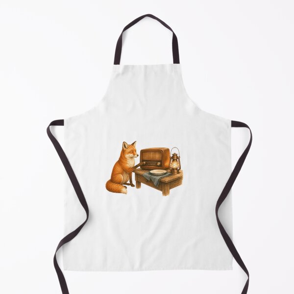Item preview, Cozy Fox Vintage Radio Warm Retro Music Aesthetic designed and sold by AQUILAKREO.