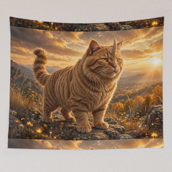 Item preview, The Unicat of the Golden Mountains designed and sold by TreatLLC.