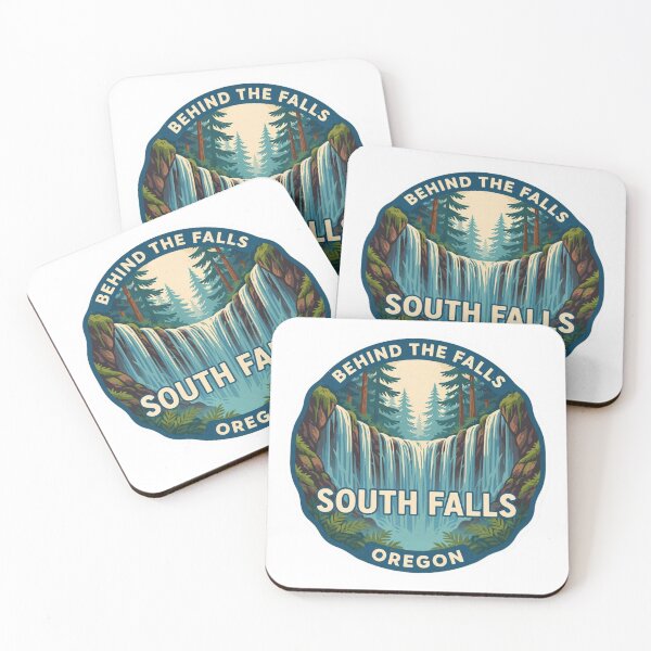 Item preview, Behind the Falls | South Falls Oregon Vintage Sticker designed and sold by Timeless Design.
