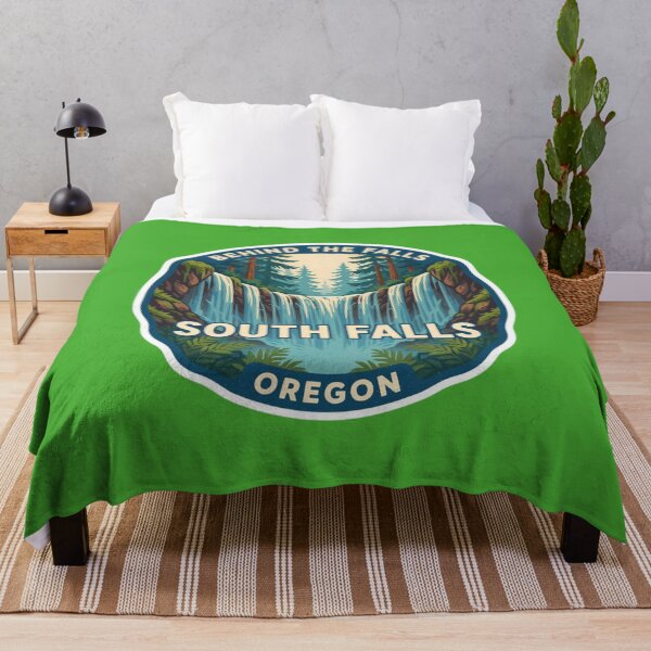 Item preview, Behind the Falls | South Falls Oregon Vintage Sticker designed and sold by Timeless Design.