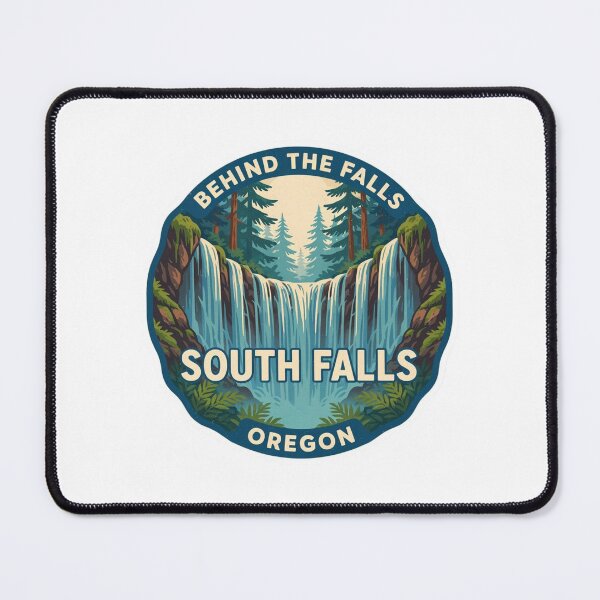 Item preview, Behind the Falls | South Falls Oregon Vintage Sticker designed and sold by Timeless Design.