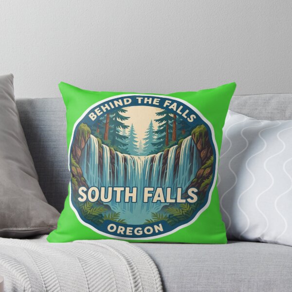 Item preview, Behind the Falls | South Falls Oregon Vintage Sticker designed and sold by Timeless Design.