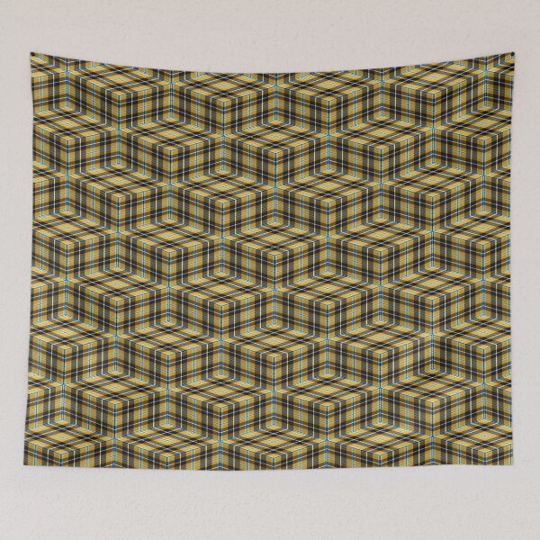 Item preview, Cornish National Tartan Ziggurat (Pattern) designed and sold by Cathedral of Curiosity.