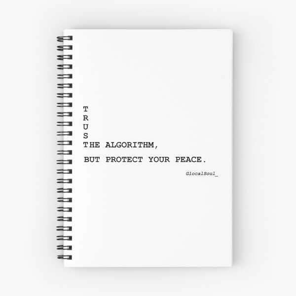 Item preview, Trust the Algorithm, Protect Your Peace designed and sold by GlocalDialeto.