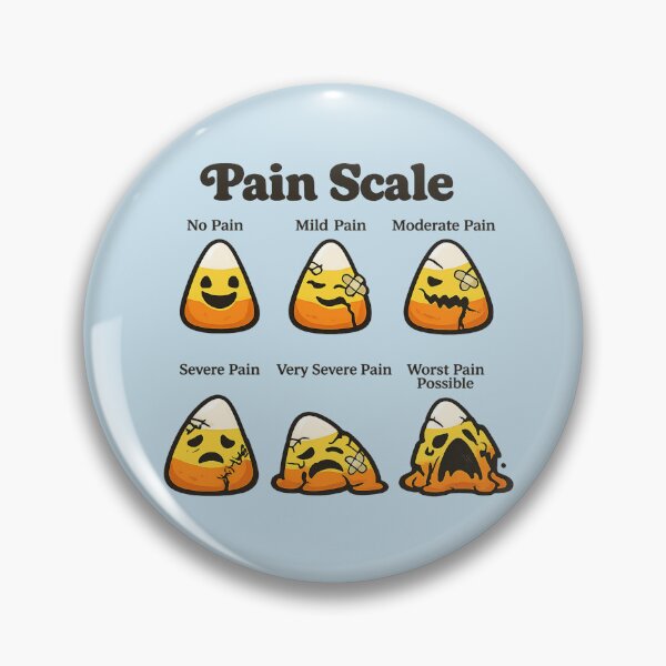 Item preview, Candy Corn Pain Scale for Halloween Nurses designed and sold by POD DYNASTY | Original Print On Demand T-Shirt Graphics.