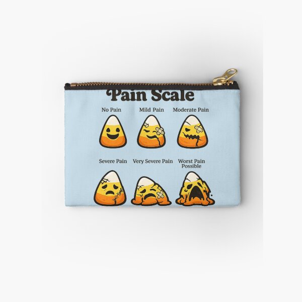 Item preview, Candy Corn Pain Scale for Halloween Nurses designed and sold by POD DYNASTY | Original Print On Demand T-Shirt Graphics.