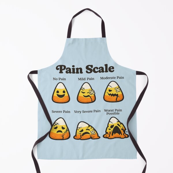 Item preview, Candy Corn Pain Scale for Halloween Nurses designed and sold by POD DYNASTY | Original Print On Demand T-Shirt Graphics.