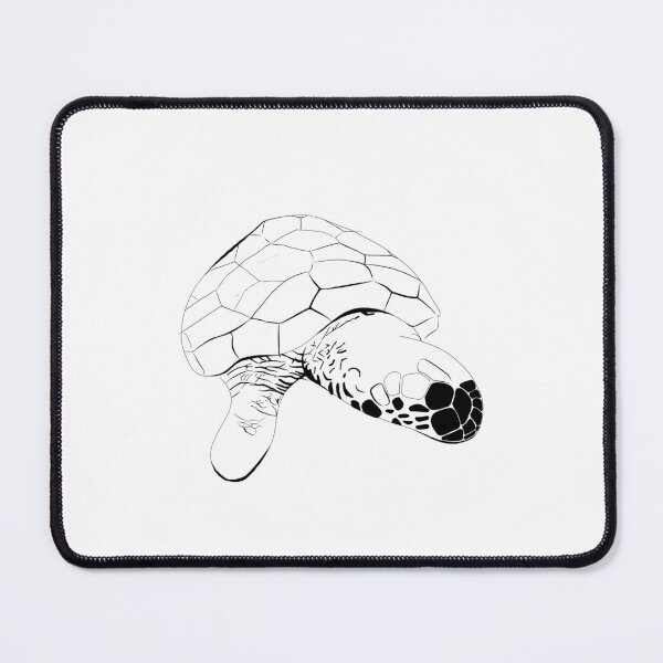 Item preview, Turtle Linear Illustration Black designed and sold by Lenka Draws.