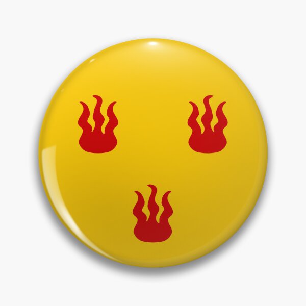 Item preview, Coat of arms with flames on a gold background designed and sold by Provinces de France.