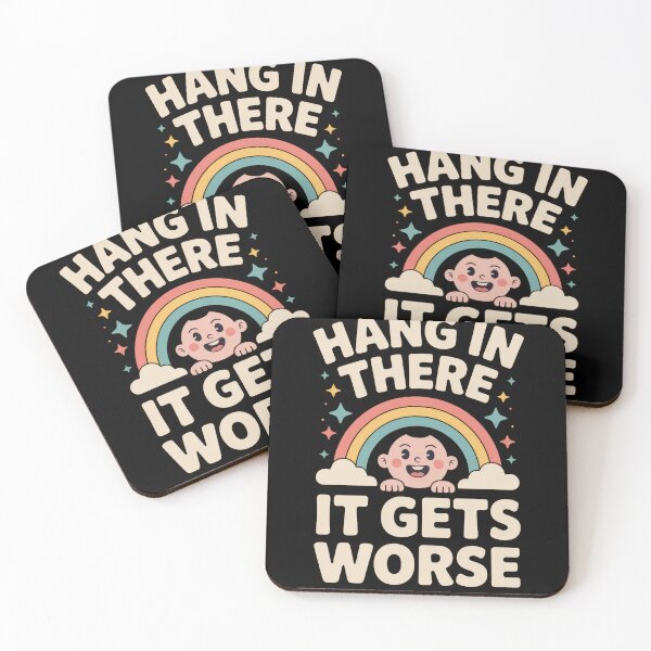 Item preview, Hang In There It Gets Worse designed and sold by borutawear.