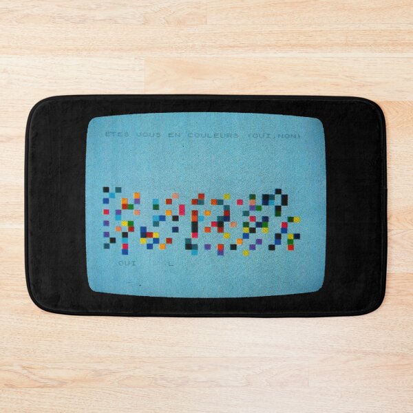 Item preview, Are You In Color CRT Screen Print Retrocomputing Pixel Art Vintage designed and sold by Mystral Art Studio.