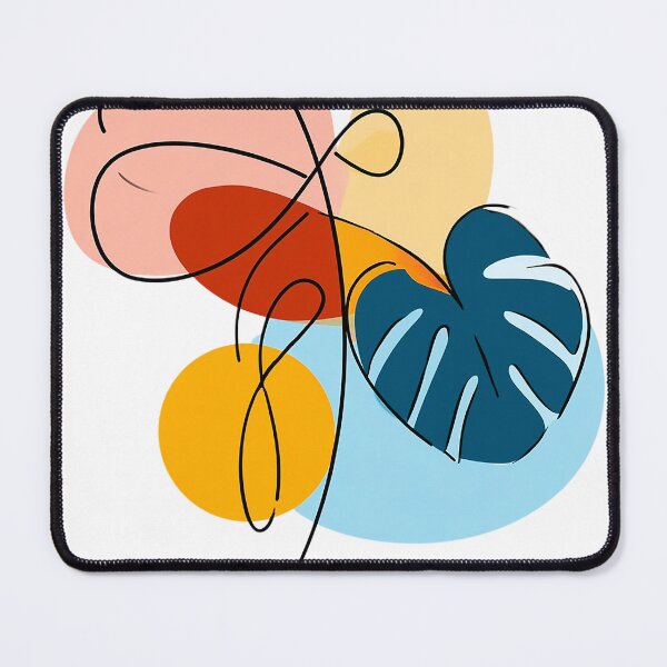 Item preview, abstract leaves pattern designed and sold by TanyaLovus.